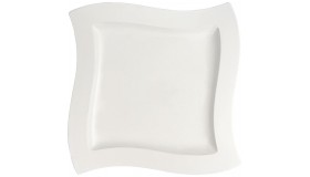 NewWave White 13-3/8" Square Plate