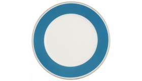 Petrol Blue Buffet Plate 11 3/4 in  