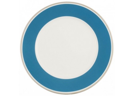 Petrol Blue Buffet Plate 11 3/4 in  