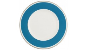 Petrol Blue Salad Plate 8 1/4 in