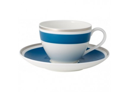 Petrol Blue Tea Cup & Saucer
