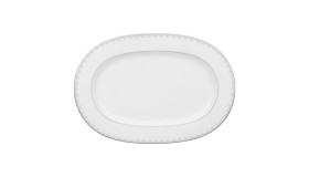 White Lace Oval platter