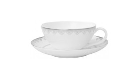 White Lace Tea cup & saucer 2pcs